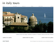 Tablet Screenshot of initalytours.com